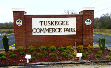 Tuskgee Commerce Park Sign