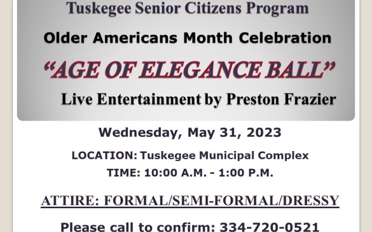 Tuskegee Senior Citizens Program Age of Elegance Ball
